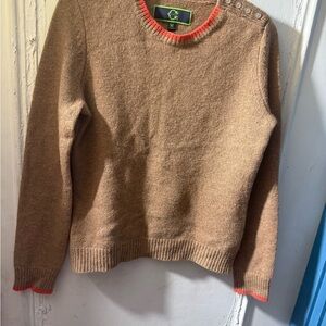 C. Wonder Wool Sweater with Heart Elbow size medium